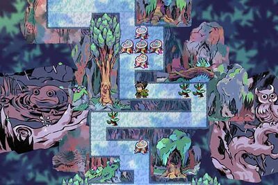 Spielfigur läuft durch blaue Spielwelt im Spiel "Arranger: A Role-Puzzling Adventure"; Bild: Furniture & Mattress Spielfigur läuft durch blaue Spielwelt im Spiel "Arranger: A Role-Puzzling Adventure"; Bild: Furniture & Mattress