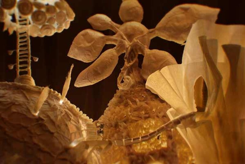 Screenshot aus dem Spiel "Papetura"; Bild: Petums Welt aus Papier.