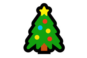 Weihnachtsbaum-Emoji; Bild: Internet-ABC Weihnachtsbaum-Emoji; Bild: Internet-ABC