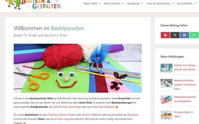 Screenshot: www.basteln-gestalten.de