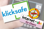 Logos von klicksafe und Internet-ABC