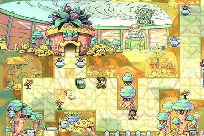 Jemma bewegt sich in einer gelber Spielwelt im Spiel "Arranger: A Role-Puzzling Adventure"; Bild: Furniture & Mattress LLC Jemma bewegt sich in einer gelber Spielwelt im Spiel "Arranger: A Role-Puzzling Adventure"; Bild: Furniture & Mattress LLC