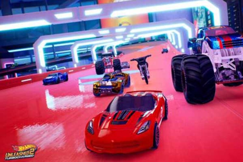 Tunnel im Spiel "Hot Wheels Unleashed 2: Turbocharged"; Bild: Milestone Tunnel im Spiel "Hot Wheels Unleashed 2: Turbocharged"; Bild: Milestone