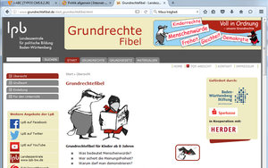 Screenshot: www.grundrechte-fibel.de