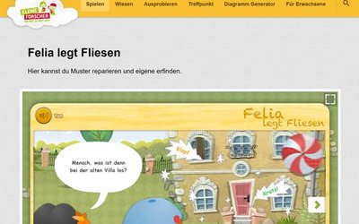 Screenshot: https://www.meine-forscherwelt.de/spiel/felia-legt-fliesen/