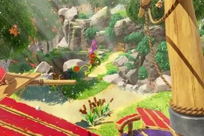 Landschaft im Spiel "Yooka Replaylee"; Bild: PM Studios
