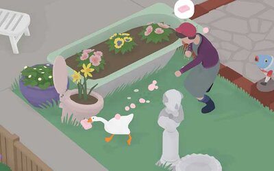 Screenshot aus "Untitled Goose Game"; Bild: House House