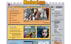 Screenshot der Internetseite www.hanisauland.de/