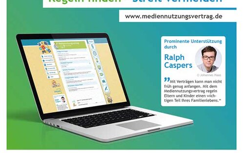 Mediennutzungsvertrag; Bild: Internet-ABC & klicksafe