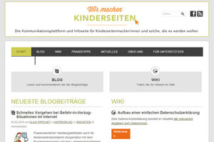 Screenshot www.wir-machen-kinderseiten.de/