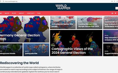 Screenshot: worldmapper.org