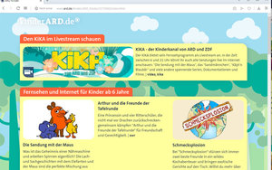 Screenshot: www.ard.de/kinder/ARD_Kinder/3275060/index.html