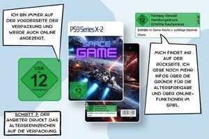 Das Alterskennzeichen auf der Packung; Bild: USK Das Alterskennzeichen auf der Packung; Bild: USK
