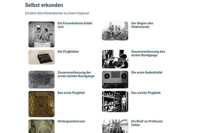 Screenshot aus dem Spiel "Weiße Rose"; Bild: Landesstelle für nichtstaatliche Museen in Bayern und Weiße Rose Stiftung e.V.