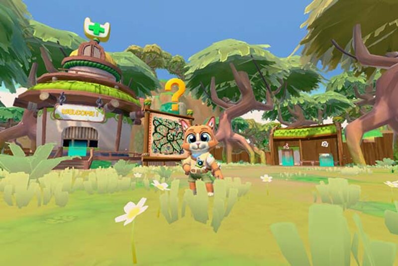 Katze im Spiel "Leo & Mia: Animal Rescue"; Bild: Maximum Entertainment Katze im Spiel "Leo & Mia: Animal Rescue"; Bild: Maximum Entertainment