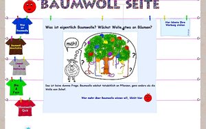 Screenshot www.baumwoll-seite.de