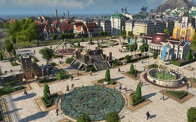 Platz in einer Stadt.