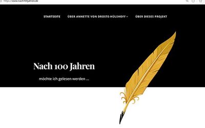 Screenshot: www.nach100jahren.de