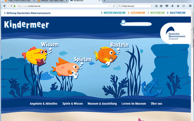 Screenshot: www.kindermeer.de