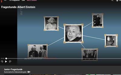 Vorschaubild des arte-Videos über Albert Einstein
