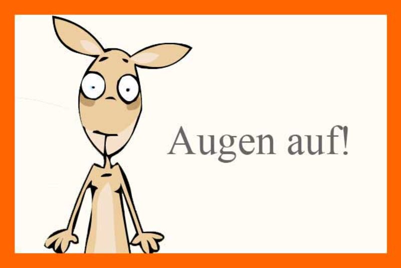 Jumpy sagt: Augen auf!