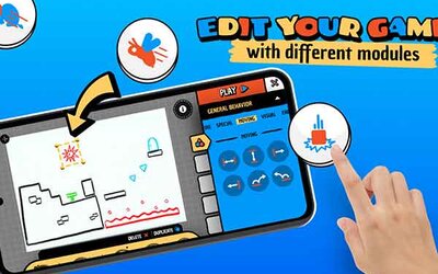 Auswahl am mobilen Endgerät im Spiel "Draw Your Game Infinite"; Bild: Zero-One