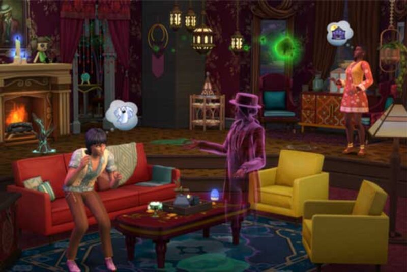 Screenshot aus "Die Sims 4 Paranormale Phänomene"; Bild: Electronic Arts Screenshot aus "Die Sims 4 Paranormale Phänomene"; Bild: Electronic Arts