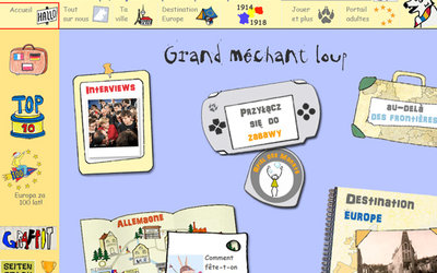 Screenshot http://www.mechant-loup.schule.de/