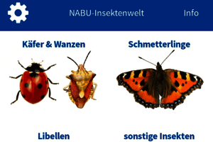 Szene aus der App; Bild: NABU (Naturschutzbund)