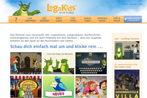 Screenshot legakids.de; Bild: LegaKids-Stiftungs GmbH