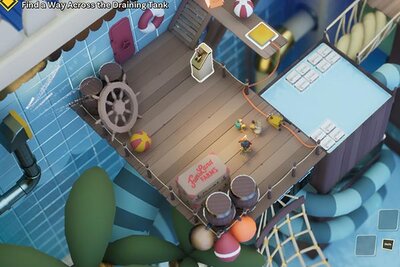 Hühner auf einer Farm im Spiel "Chicken Run: Eierlauf"; Bild: Outright Games