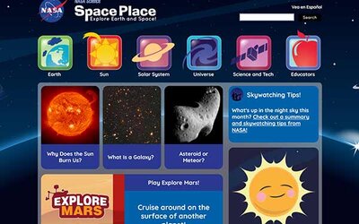 Screenshot: spaceplace.nasa.gov