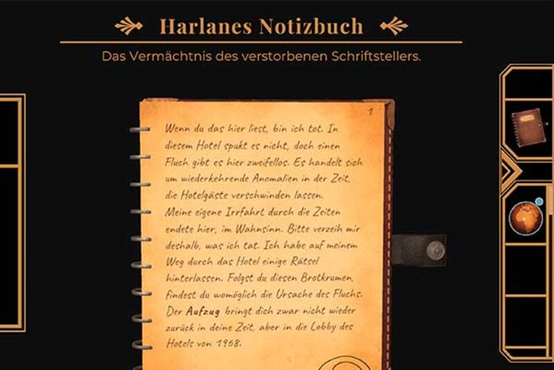 Screenshot aus dem Spiel "Exit – Der Fluch von Ophir"