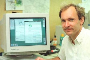 Sir Timothy John Berners-Lee; Bild: © 1994 CERN
