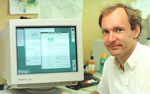 Sir Timothy John Berners-Lee; Bild: © 1994 CERN