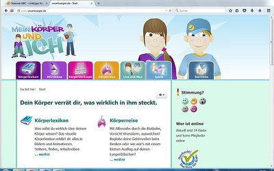 Screenshot: www.unserkoerper.de