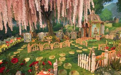 Garten mit Zäunen und Blumen; Bild: Bigben Interactive GmbH