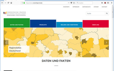 Screenshot: www.statistikportal.de