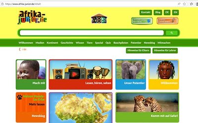 Screenshot: afrika-junior.de/...