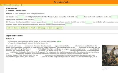 Screenshot: www.aufgabenfuchs.de/geschichte