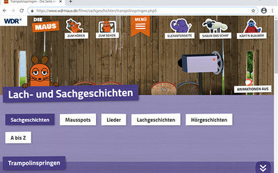 Screenshot: www.wdrmaus.de/...