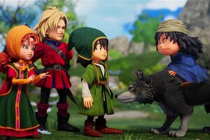 Spielfiguren im Spiel "Dragon Quest VII Reimagined"; Bild: Square Enix