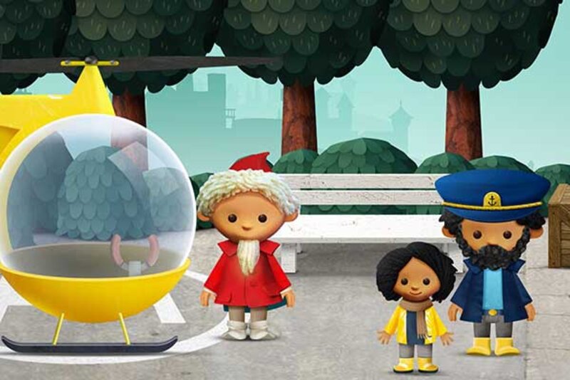 Screenshot aus dem Spiel "Unser Sandmännchen"; Bild: RBB & Ahoiii Screenshot aus dem Spiel "Unser Sandmännchen"