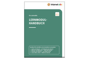 Titelblatt des Lernmodul-Handbuchs; Bild: Internet-ABC Titelblatt des Lernmodul-Handbuchs; Bild: Internet-ABC