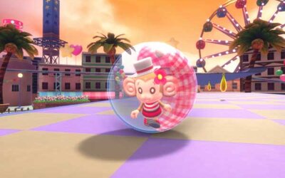 Screenshot aus "Super Monkey Ball Banana Mania"