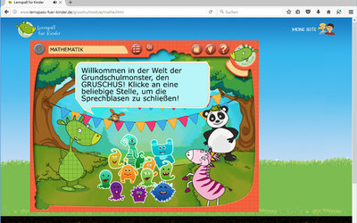 Screenshot: www.lernspass-fuer-kinder.de/gruschu/