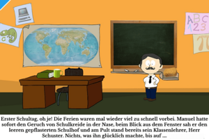 Szene aus der App; Bild: SWR