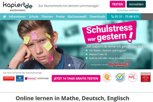 Screenshot der Internetseite; Bild: Westermann Verlagsgruppe