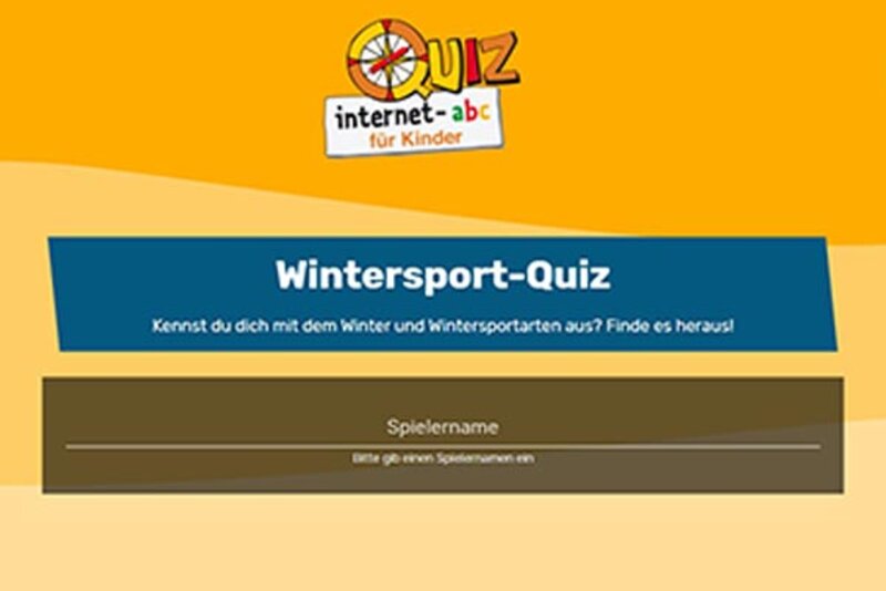 Wintersport-Quiz des Internet-ABC Wintersport-Quiz des Internet-ABC