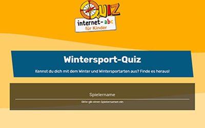Wintersport-Quiz des Internet-ABC